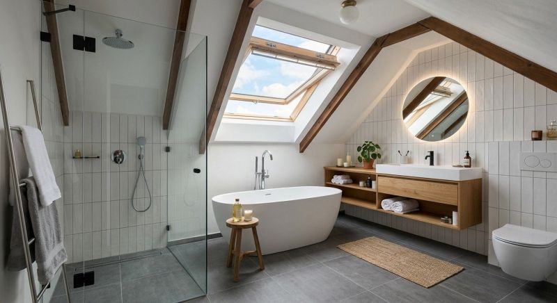 Attic Bathroom Remodeling in Hamilton County, IN