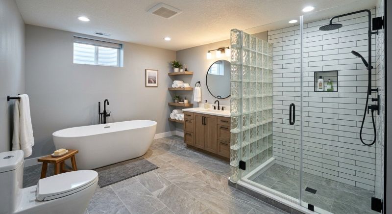 Basement Bathroom Remodeling in Hamilton County, IN