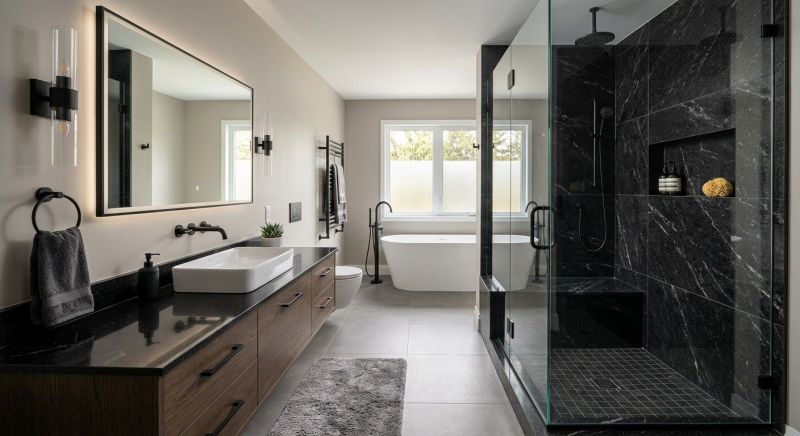 Granite Shower Installation in Hamilton County, IN